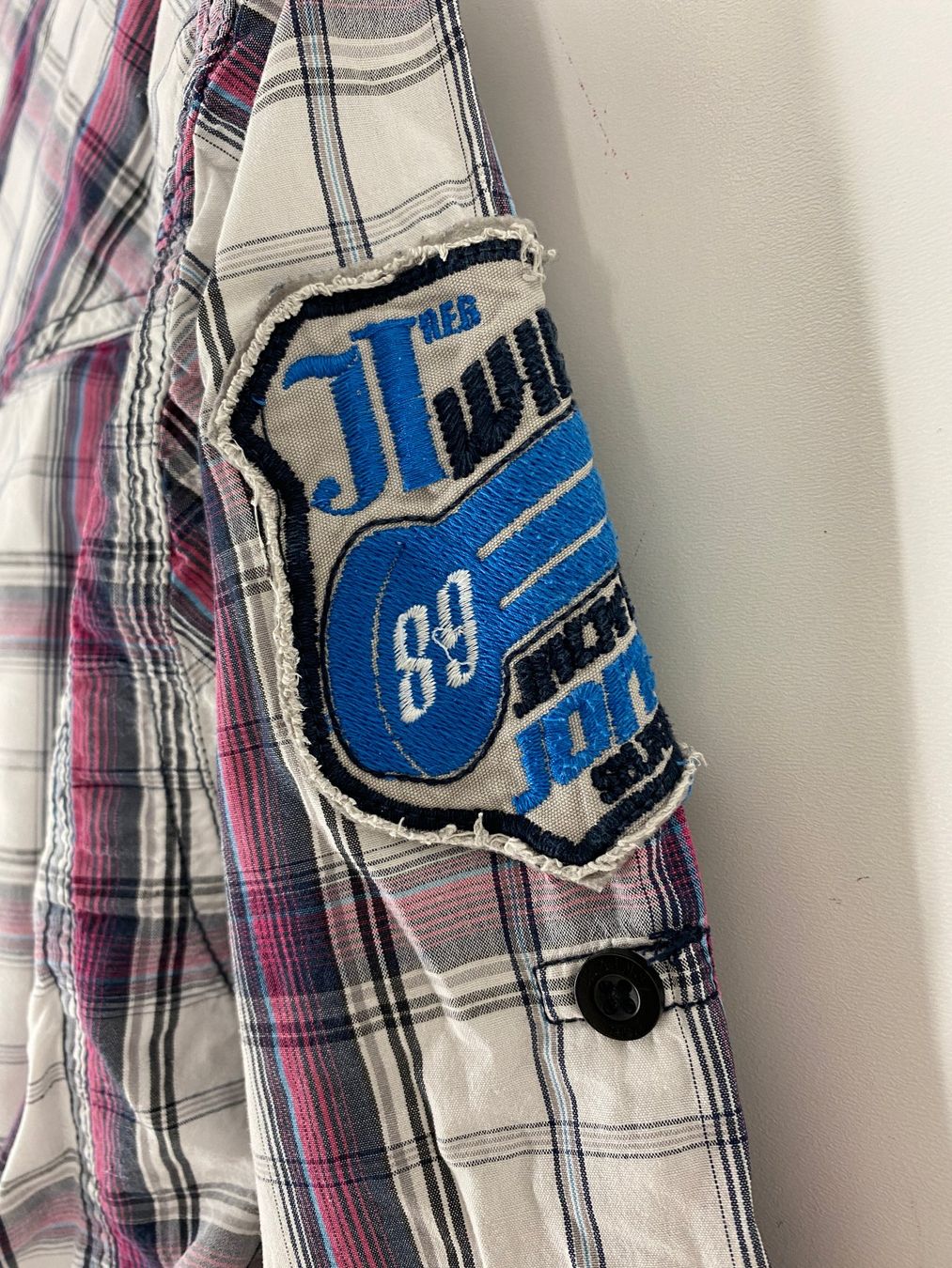 Camicie: Jack & Jones Herren Baumwoll Langarmhemd, Grösse S – Usato da Mülligen venduto da Chleeblatt1941 2