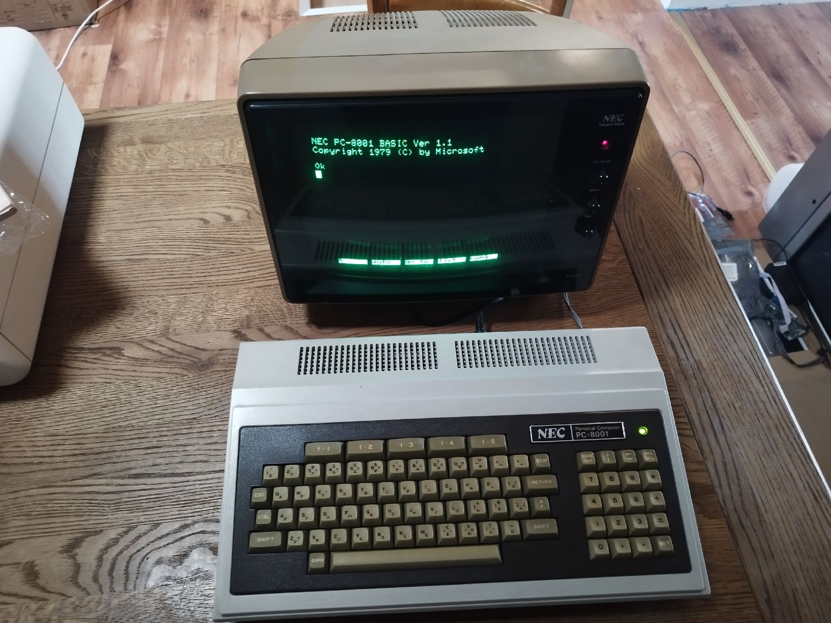 PC: NEC PC-8001 + CRT – Usato da Domdidier venduto da look80486 5