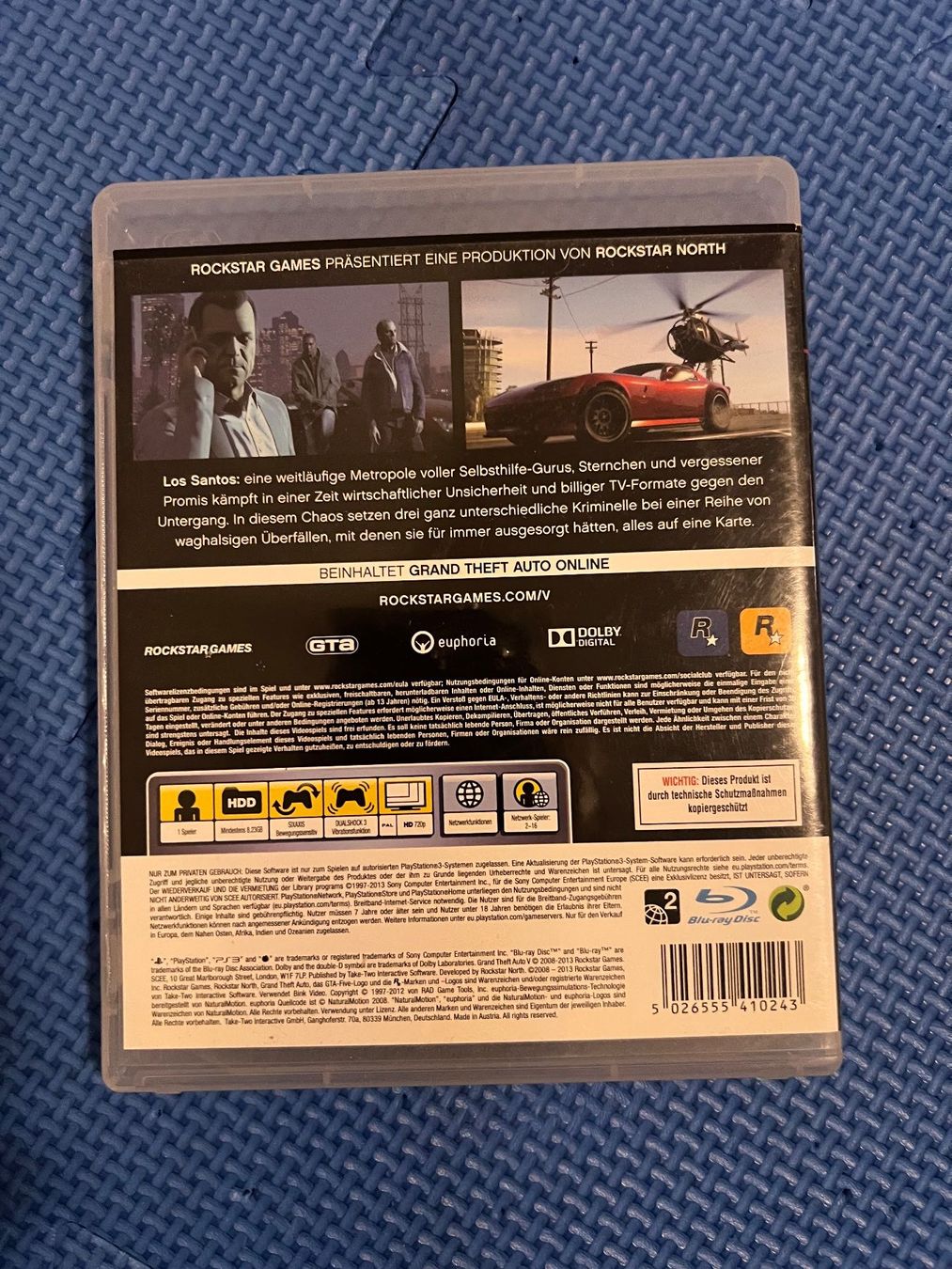 Sony Giochi: Grand Theft Auto Five V PS3 Playstation 3 – Usato da Gossau SG venduto da schlitzerdemon 2