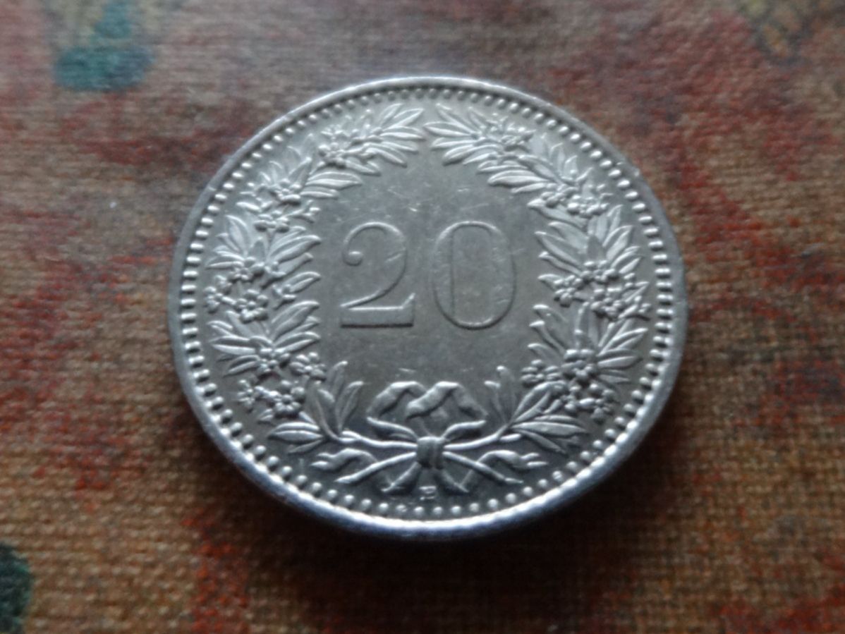 Tutti le monete: 20 Rp. 2003  (A) – Usato da Romanel-sur-Lausanne venduto da Swift13 1