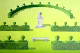 WERNER BELMONT (Swiss, 1915-2011) Stempelgarte, um 1978
