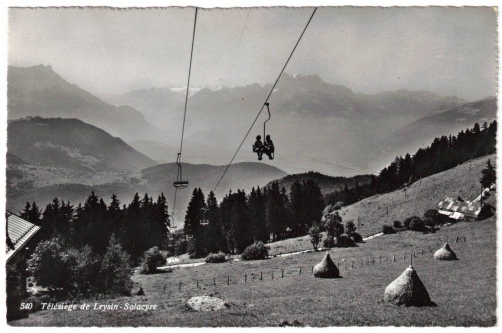 Cartoline postali: Leysin - Sessellift Solacyre – Usato da Binningen venduto da Mountainrider