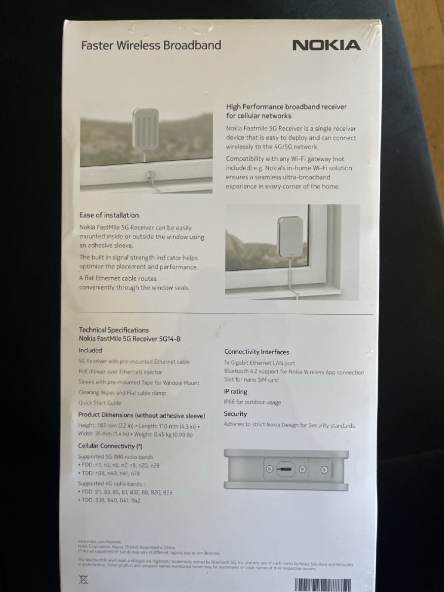 Nokia Ricevitori: Nokia FastMile 5G Receiver SG14-B neu – Nuovo e nell'imballaggio originale da Bern venduto da pet_6zyl 1