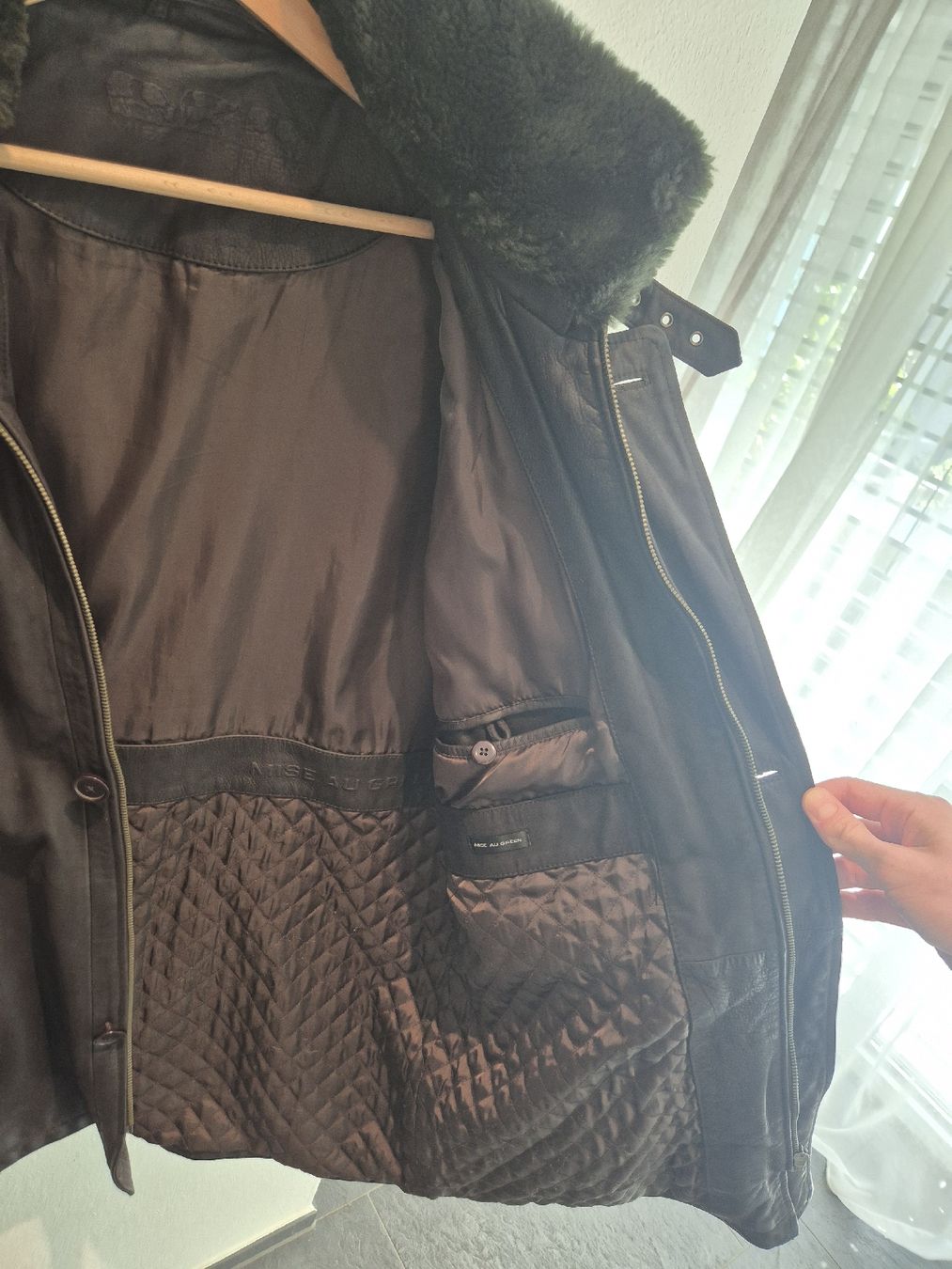 Jacken: High-quality real leather jacket, brown, size L, – Gebraucht aus Zürich von CCGhost89 8