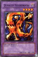 Yu-gi-oh! Dunkler Feuerdrache LOB-G015 NM