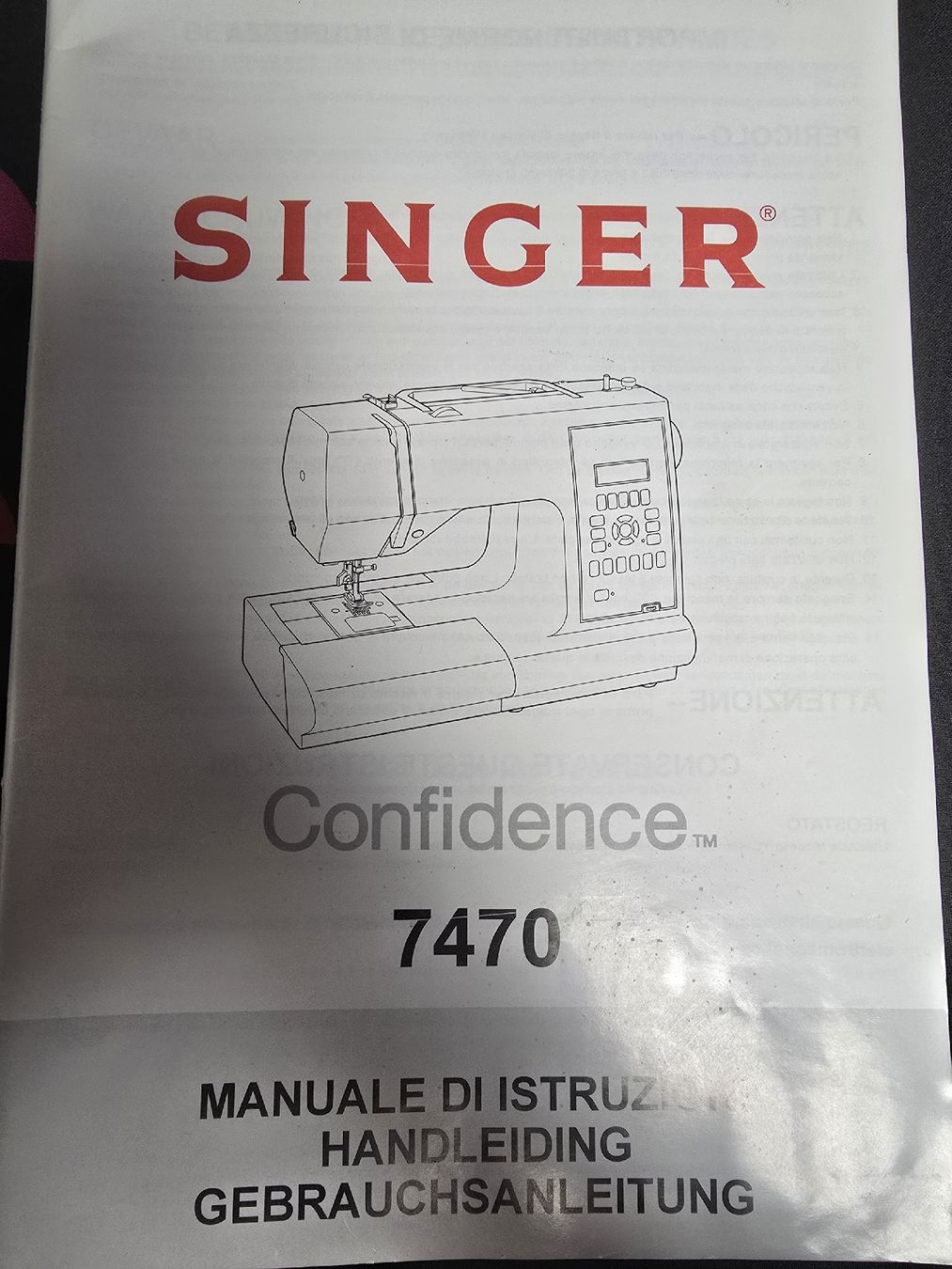 Singer Nähmaschinen: Nähmaschine SINGER Confidence 7470 – Gebraucht aus Balsthal von Katzundmaus 3