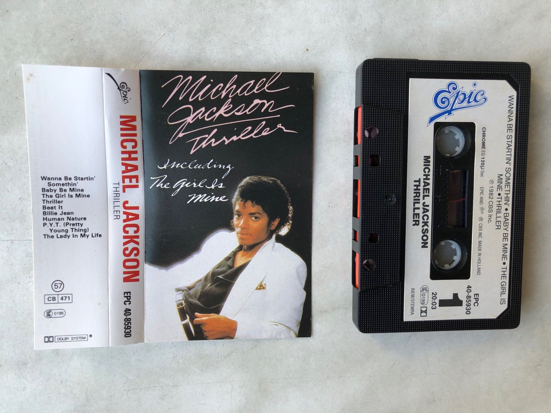 Cassettes audio: Michael Jackson Kassette -Thriller – D'occasion à Gossau ZH par Musicman1 1