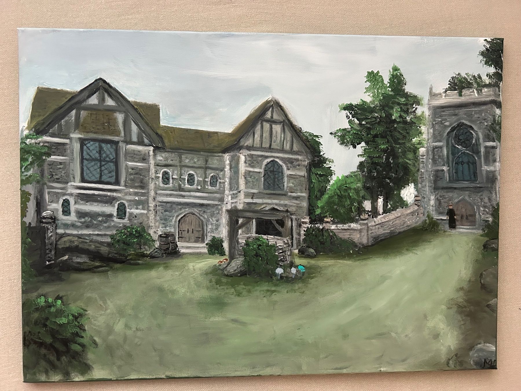 Dipinti: Kloster Gemälde (Weynon Priory) 50x70cm – Nuovo e nell'imballaggio originale da Pfäffikon SZ venduto da Andrei_Moro_Kunst 1