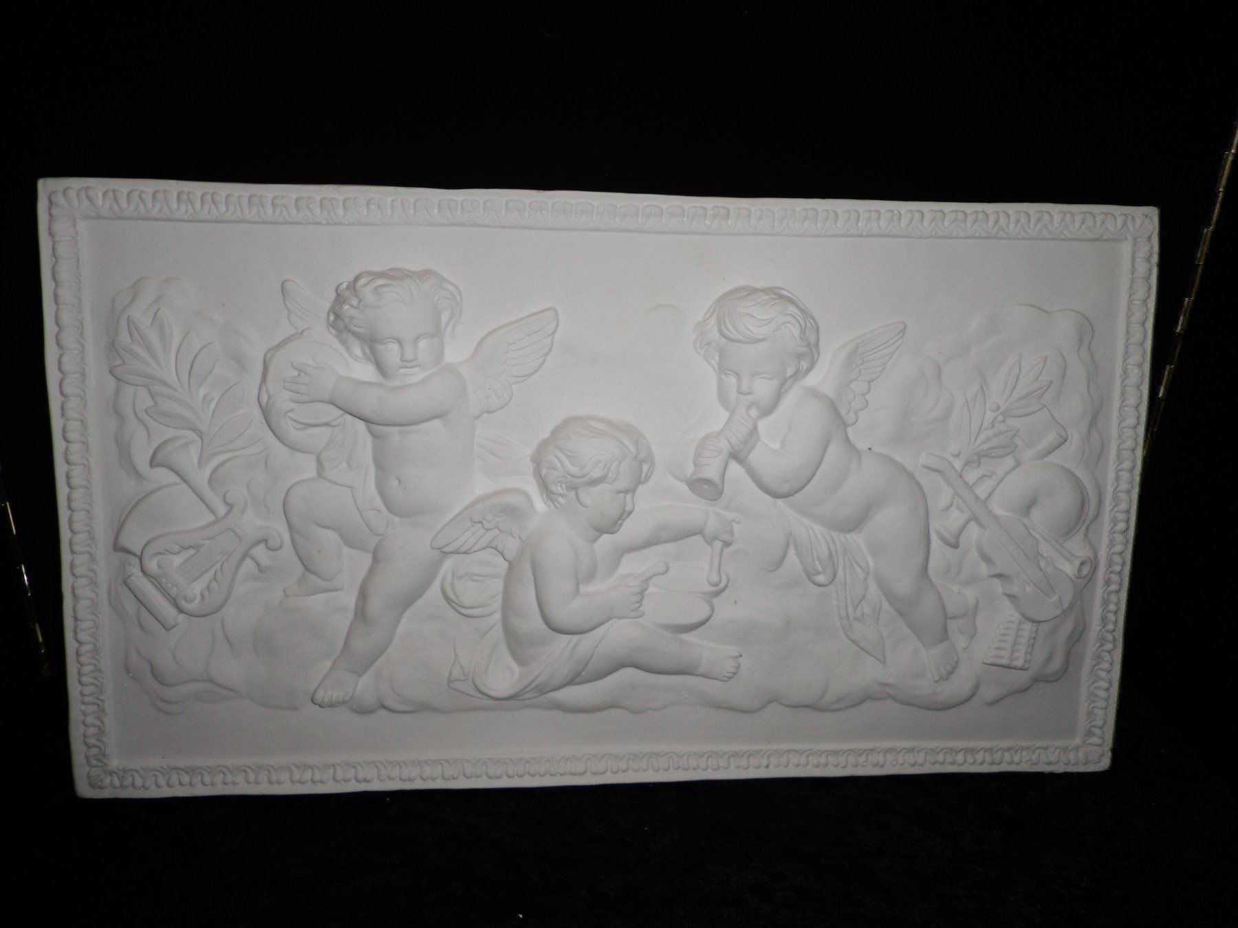 Foto & Immagini: Schönes Gips-Stuck Relief mit Engel – Nuovo (secondo la descrizione) da Reinach BL venduto da Annodomini