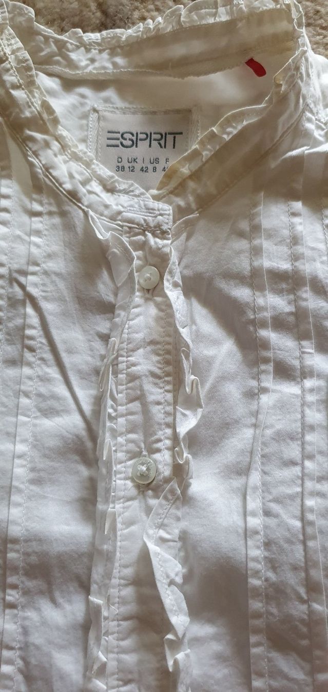 Esprit Camicette: Esprit weisse Bluse. Grösse 38 – Nuovo (secondo la descrizione) da Unterentfelden venduto da LookoutMt 3