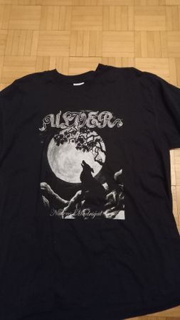 ULVER-NATTENS..VINTAGE 1998 T-SHIRT XL BLACK METAL