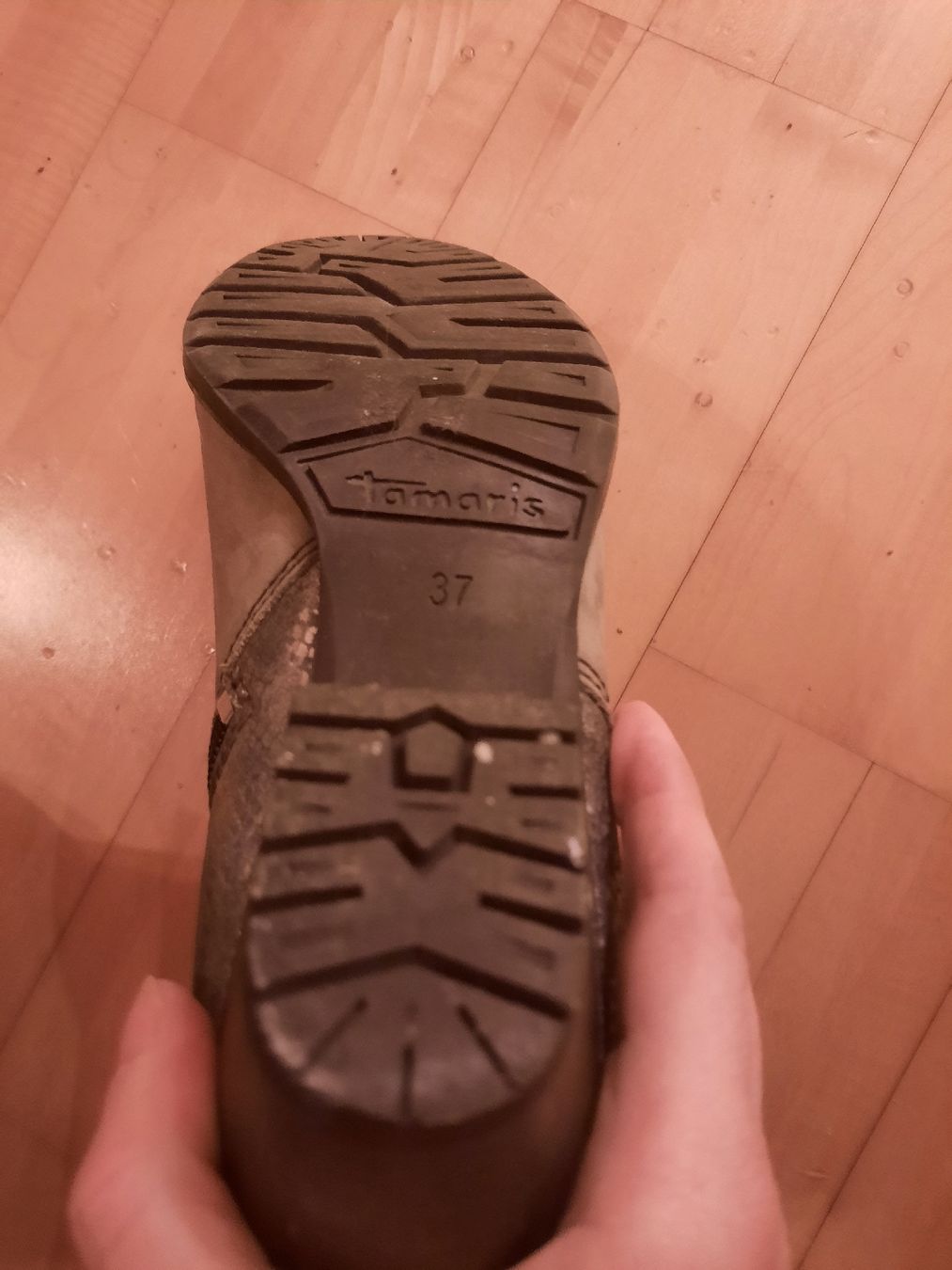 Tamaris Damenschuhe: Stiefeletten beige 37 – Gebraucht aus Rüti ZH von 11120 3