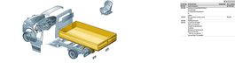 benne complète dorigine -VW Crafter 35 cabine simple 2019