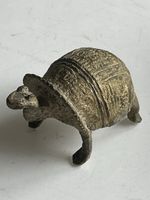 Kleine Schildkröte Figur Messing antik (S18)