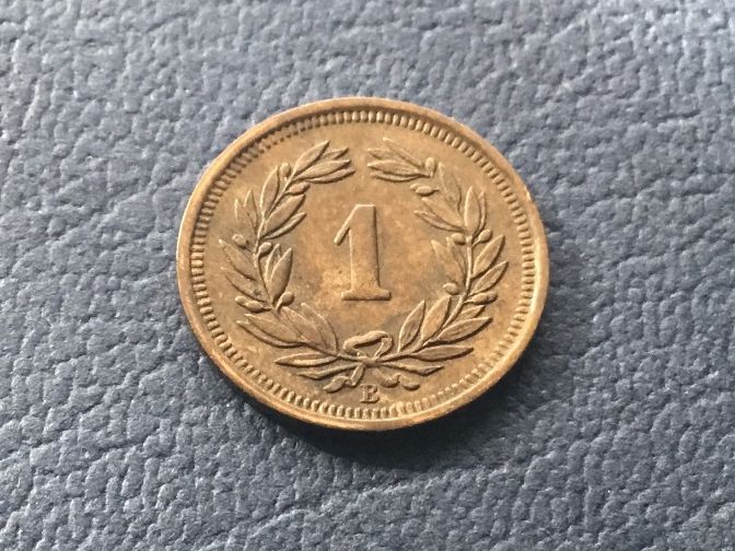 Tutti le monete: 1 Rappen 1936 VZ – Usato da St. Margrethen SG venduto da alfapeugeot10 2