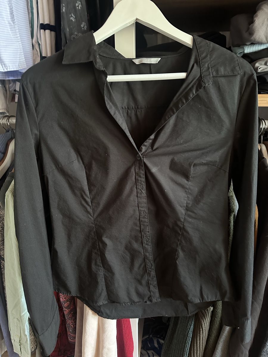 H&M Camicette: Hemd schwarz Damen Gr. L H&M – Usato da Münsingen venduto da Secondhand89