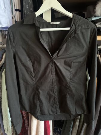 Hemd schwarz Damen Gr. L H&M