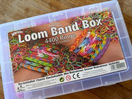 Loom Band Box 4400 in 22 Farben mit Zubehör
