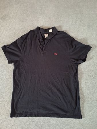 LEVI'S Poloshirt / Polo Shirt Herren Grösse XL schwarz