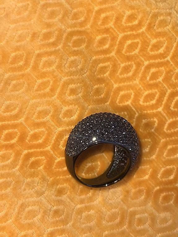 Ringe: Anello SWAROVSKI nero  – Gebraucht aus Balerna von gat_b8p2 2