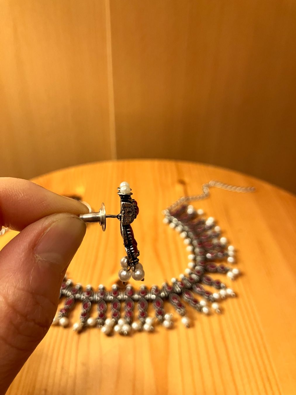 Catenine: Modeschmuck: Halscollier + Ohrhänger aus Indien – Nuovo e nell'imballaggio originale da Zürich venduto da ancillaschmidhauser 7
