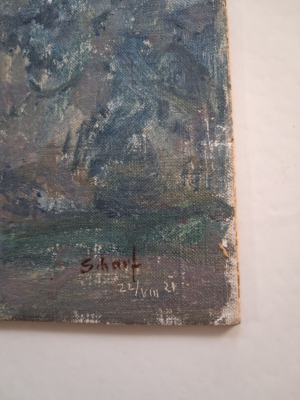 Gemälde: Viktor Scharf Bild Datiert & Signiert – Gebraucht aus Münsingen von mustang1975 1