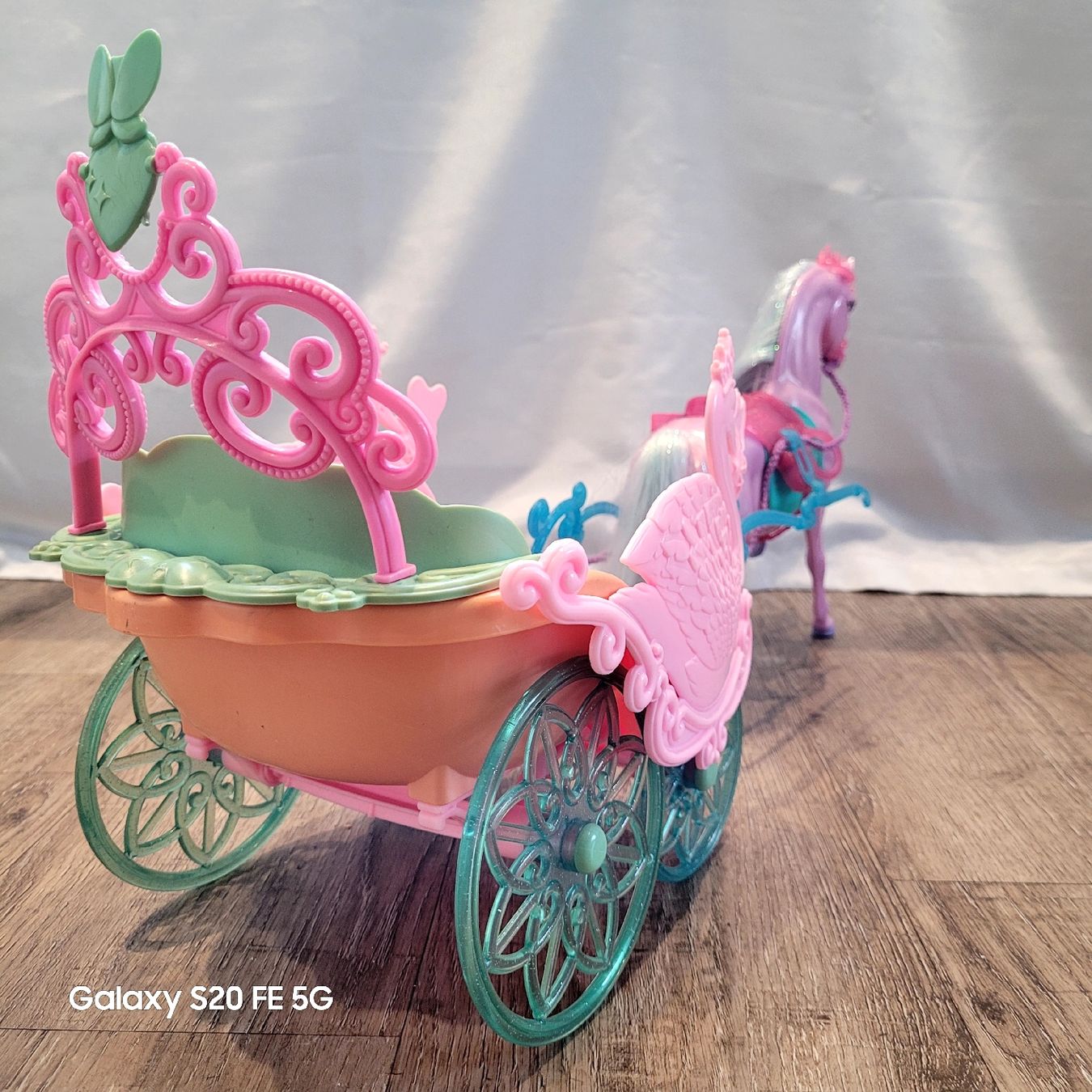 Giocattoli: Barbie Pferd Schwanensee Einhorn und Kutsche – Usato da Niederbuchsiten venduto da klengyel 3