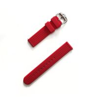 Bracelet caoutchouc rouge clair