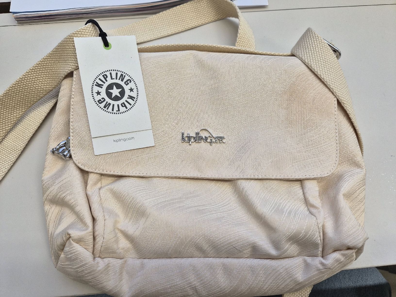 Borse da donna: Kipling Handtasche in beige – Nuovo e nell'imballaggio originale da Brunnen venduto da MickyMaus77