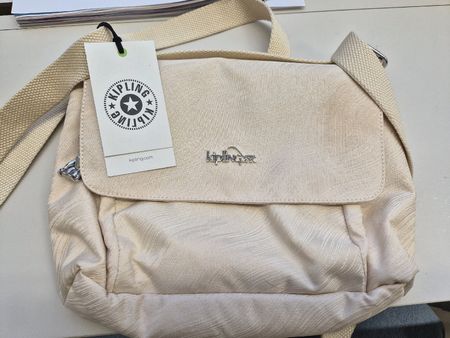 Kipling Handtasche in beige