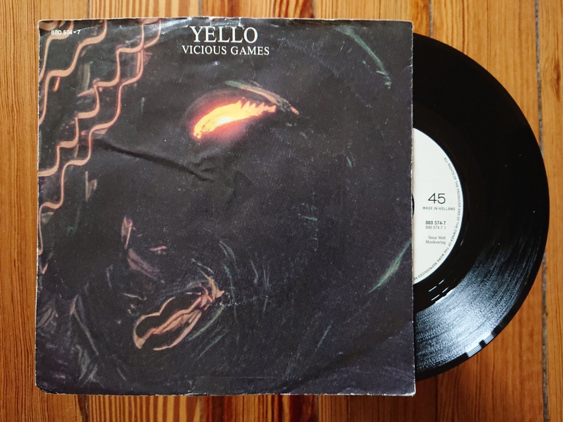Dischi in vinile: YELLO - Vicious Games (Single, 1985) – Usato da Genève venduto da othhei