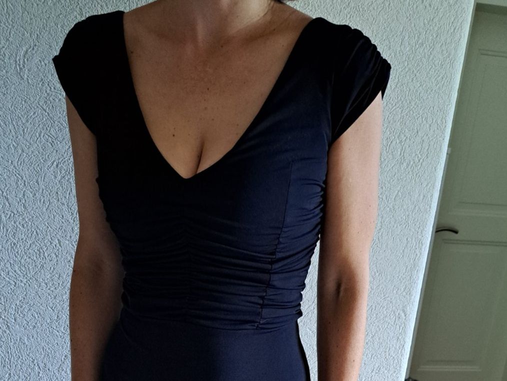 Kleider: Elegantes Kleid von Arfango, Gr. 36 dunkelblau – Gebraucht aus Winterthur von Strand82 3