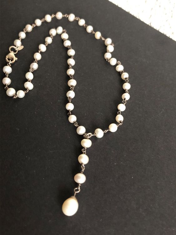S925 Kreuz Polierte Hängelkette 925 Sterlingsilber Für Damen