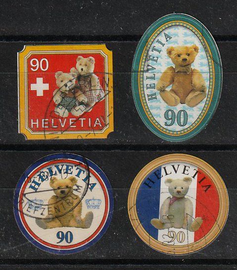 Tutti i francobolli: 2002 Serie 100 Jahre Teddybär – Usato da Arlesheim venduto da gaugi43