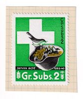 Soldaten Briefmarke