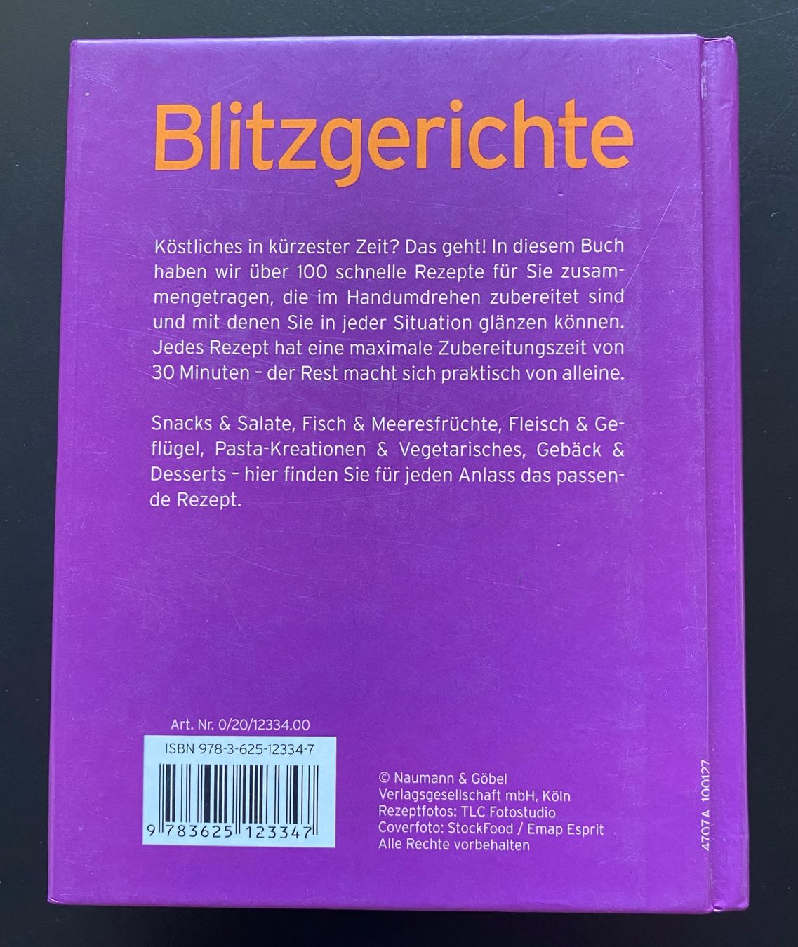 Bücher: Blitzgerichte / NGV – Gebraucht aus Nussbaumen AG von schuba2000 1