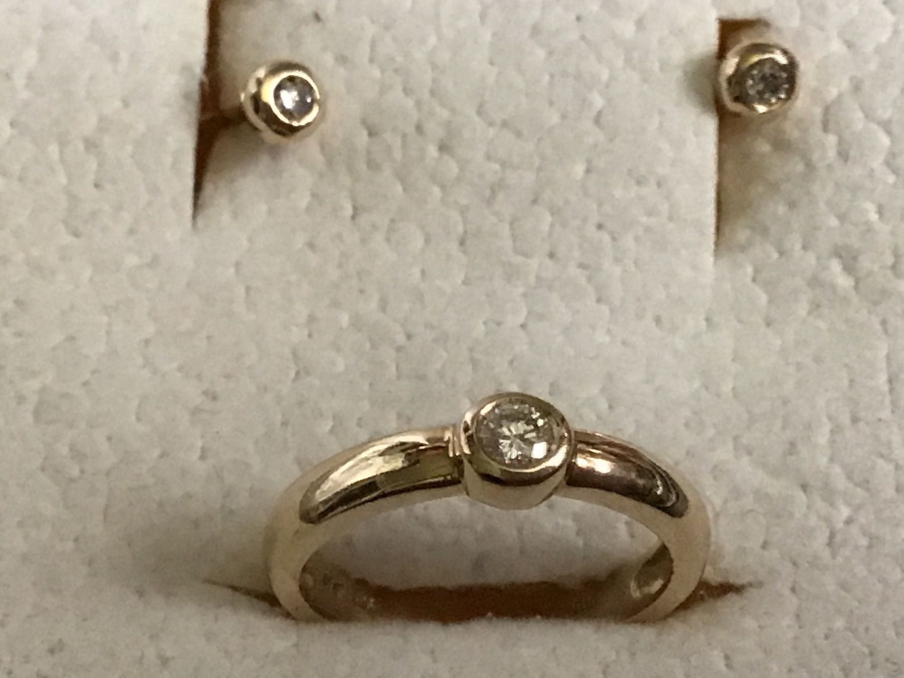 Sonstiger Schmuck: Massives 2 teiliges Brillant Set – Gebraucht aus St. Gallen von Goldlilly 1