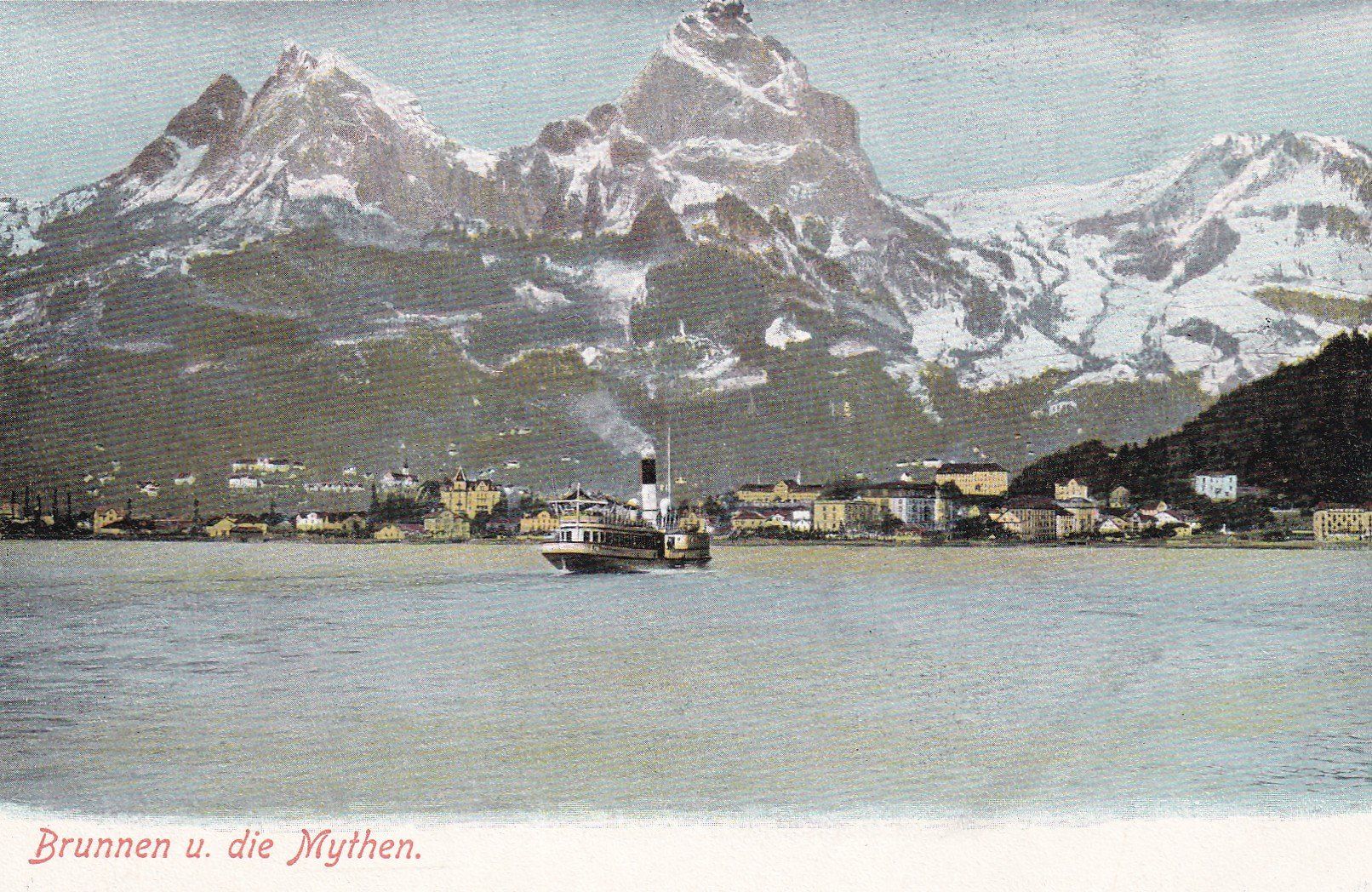 Cartoline postali: Brunnen u. die Mythen – Usato da Cormoret venduto da Pascalll2001