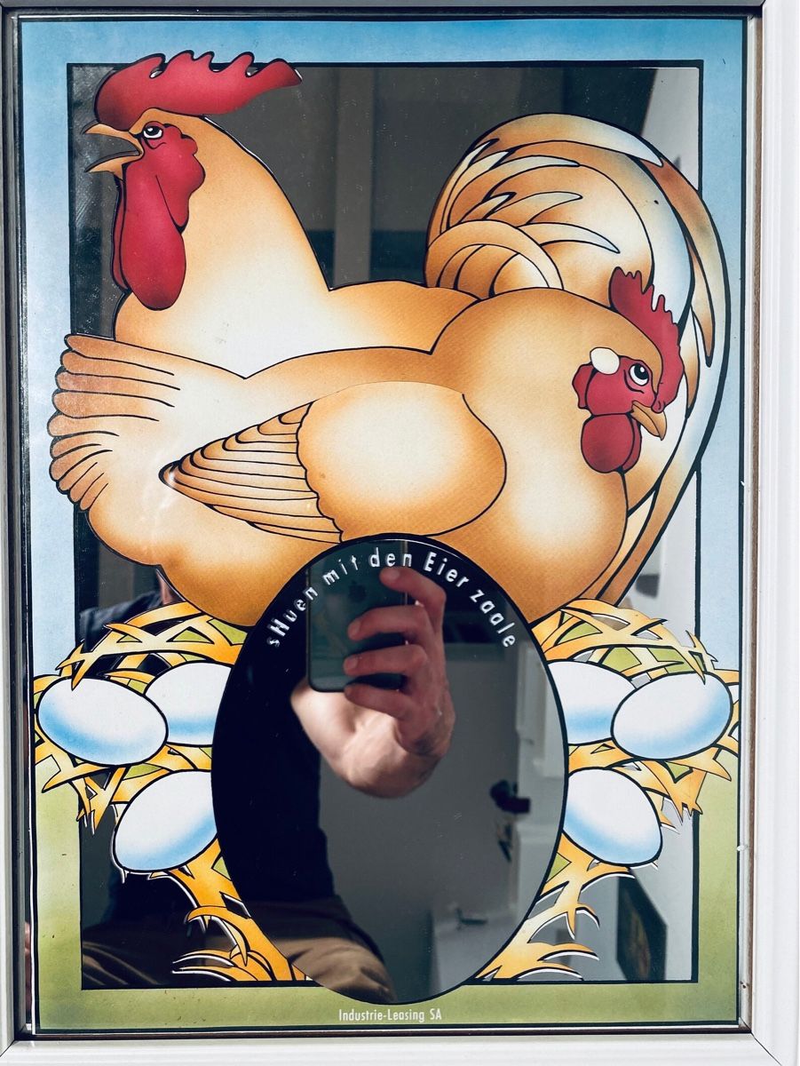 Spiegel: Egg mirror – Gebraucht aus Zürich von Zurich_TimeCapsule 3