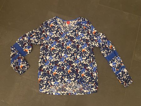 MISS by Captainm Tortue Oberteil geblumt blau Gr. 38