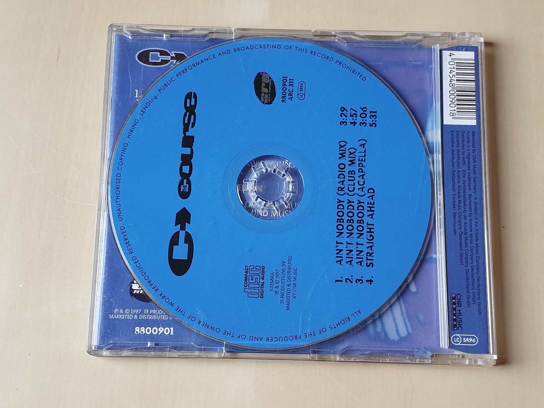 CDs: The Course Ain t Nobody – Gebraucht aus Stansstad von collectorsshop 1