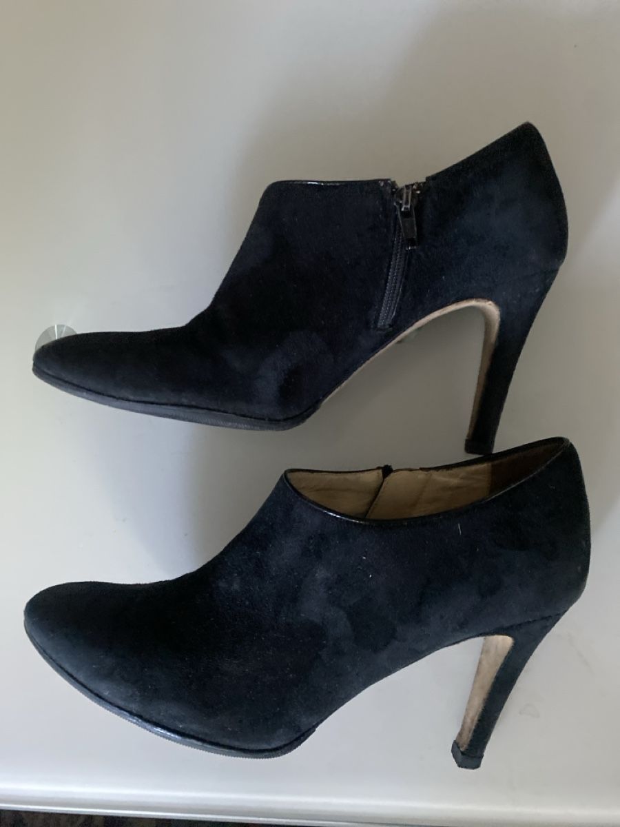 Scarpe da donna: Bottines élégantes en daim noir, taille  38,5 – Usato da Geneve venduto da pat_p76n 4