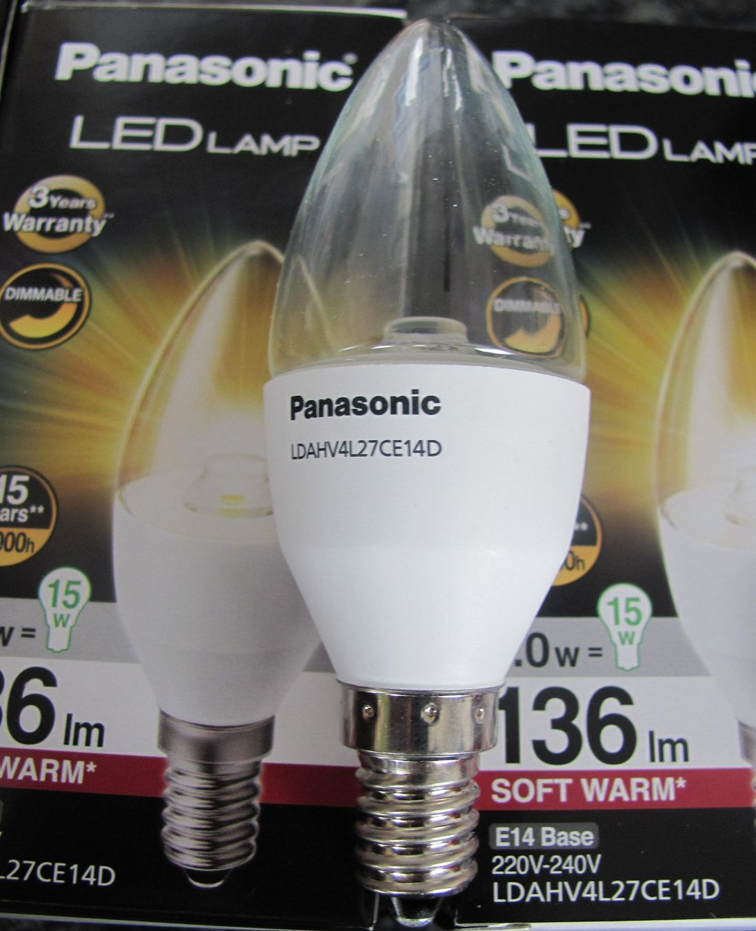 Lampen: 10 stück 4W Panasonic Led Birne E14 dimmbar – Neu und originalverpackt aus Uerkheim von Kaufoption 5