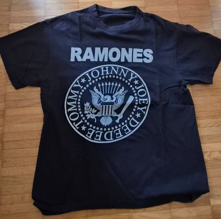 schwarzes Herren T-Shirt Ramones Punk Grösse S