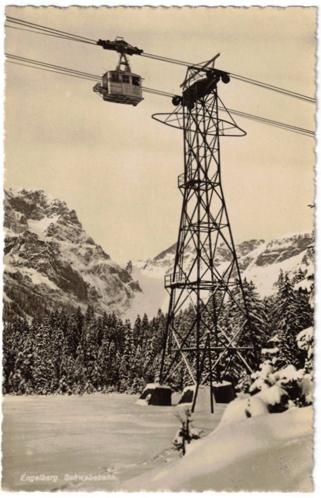 Ansichtskarten: Engelberg - Luftseilbahn Gerschnialp--Trübsee – Gebraucht aus Binningen von Mountainrider