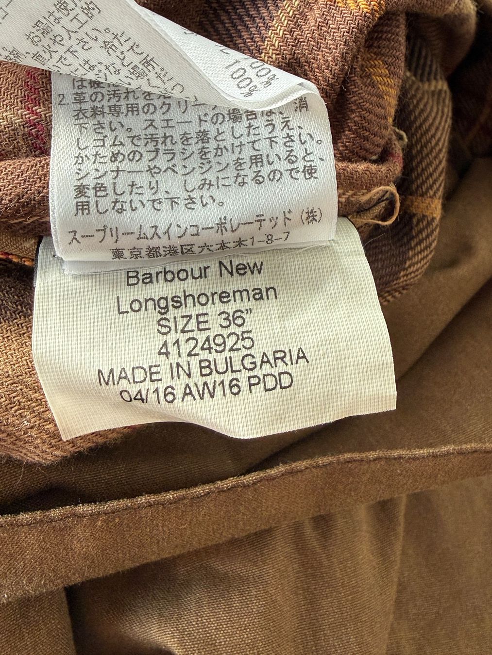 Barbour Giacche: Barbour "New Longshoreman" – Usato da Pratteln venduto da Tamashii 6