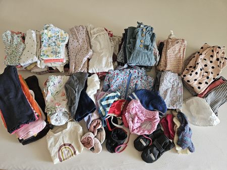 Sehr grosses Kleiderpaket, Gr. 74/80, girl