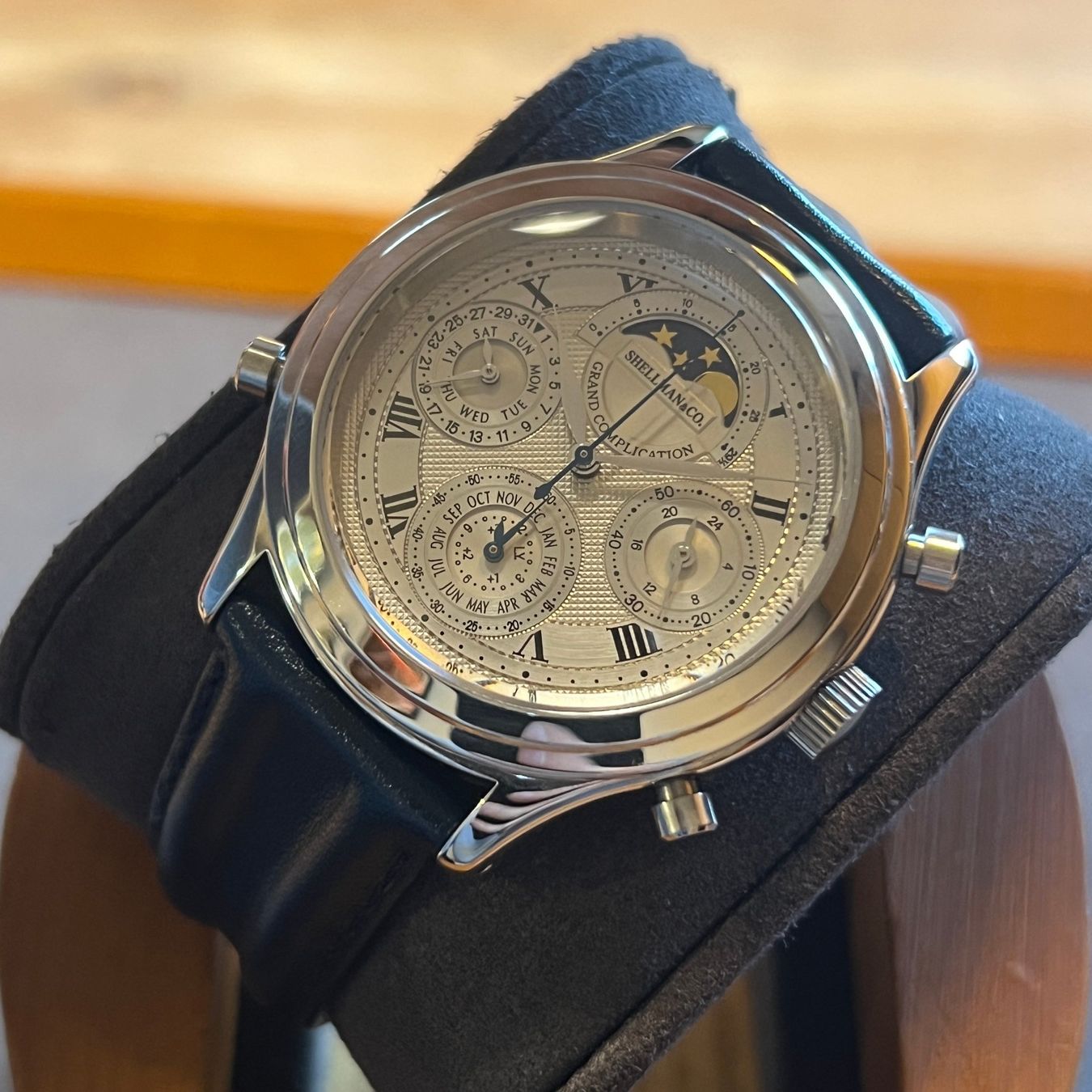 Orologi: Shellman Grand Complication Classique Quartz 6771-H32167TA – Usato da Carouge GE venduto da Watchaser 8