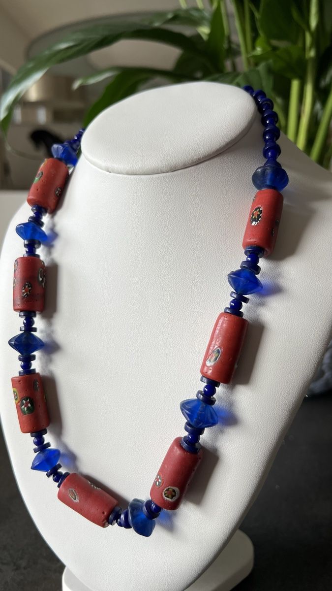 Murano Catenine: Collier en murano millefiori – Usato da Nyon venduto da stylevintage79