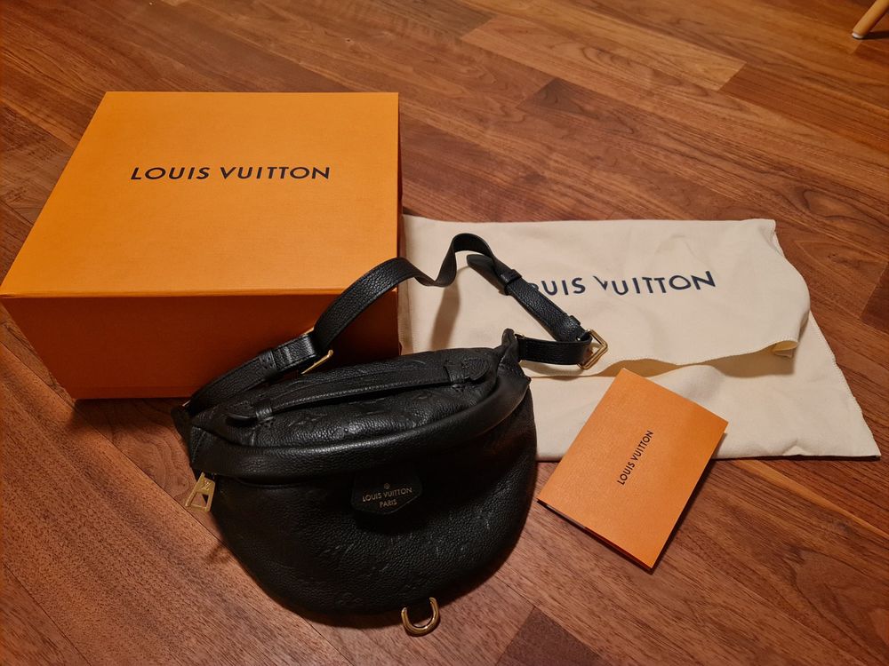 Louis Vuitton Bumbag Bauchtasche Empreinte Leder schwarz